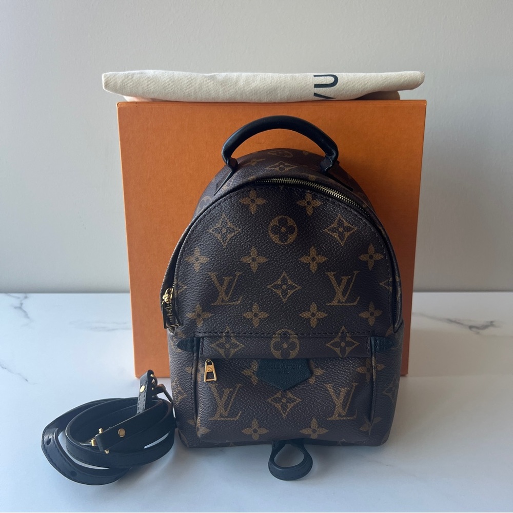 Louis Vuitton Brown and Black Monogram Backpack